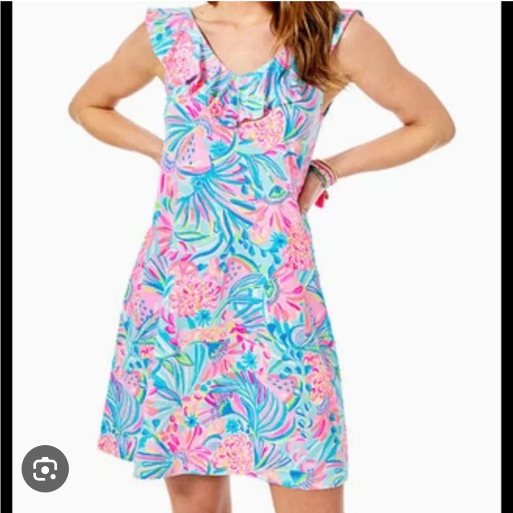 Lilly Pulitzer - Alessa Swing Dress tropical punch M